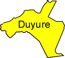 Mapa del Municipio de Duyure Choluteca
